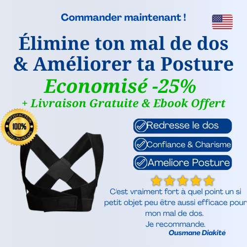 OrthoBack™ - Correcteur de Posture