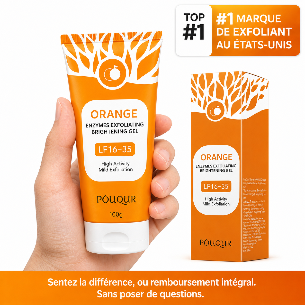Un gel exfoliant conçu pour révéler une peau plus saine.