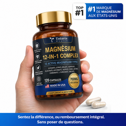 Totaria Magnesium Complex 12 en 1™ - Gélules au Magnésium