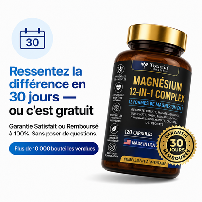 Totaria Magnesium Complex 12 en 1™ - Gélules au Magnésium