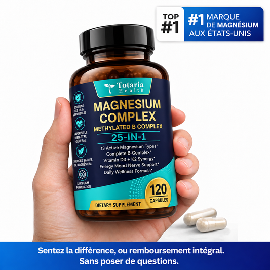 Totaria Magnesium Complex 25 en 1™ - Gélules au Magnésium
