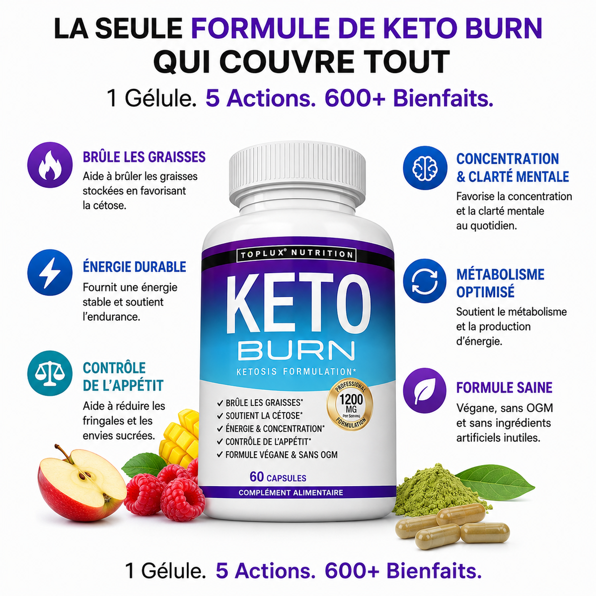 Keto Burn™ - Capsules pour la perte de poids