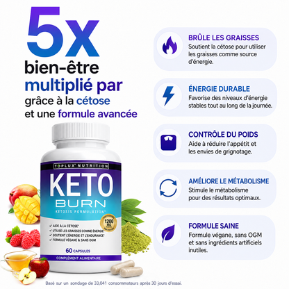 Keto Burn™ - Capsules pour la perte de poids