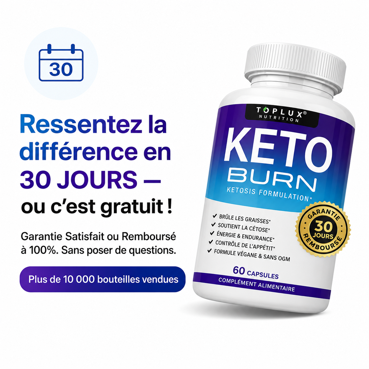Keto Burn™ - Capsules pour la perte de poids