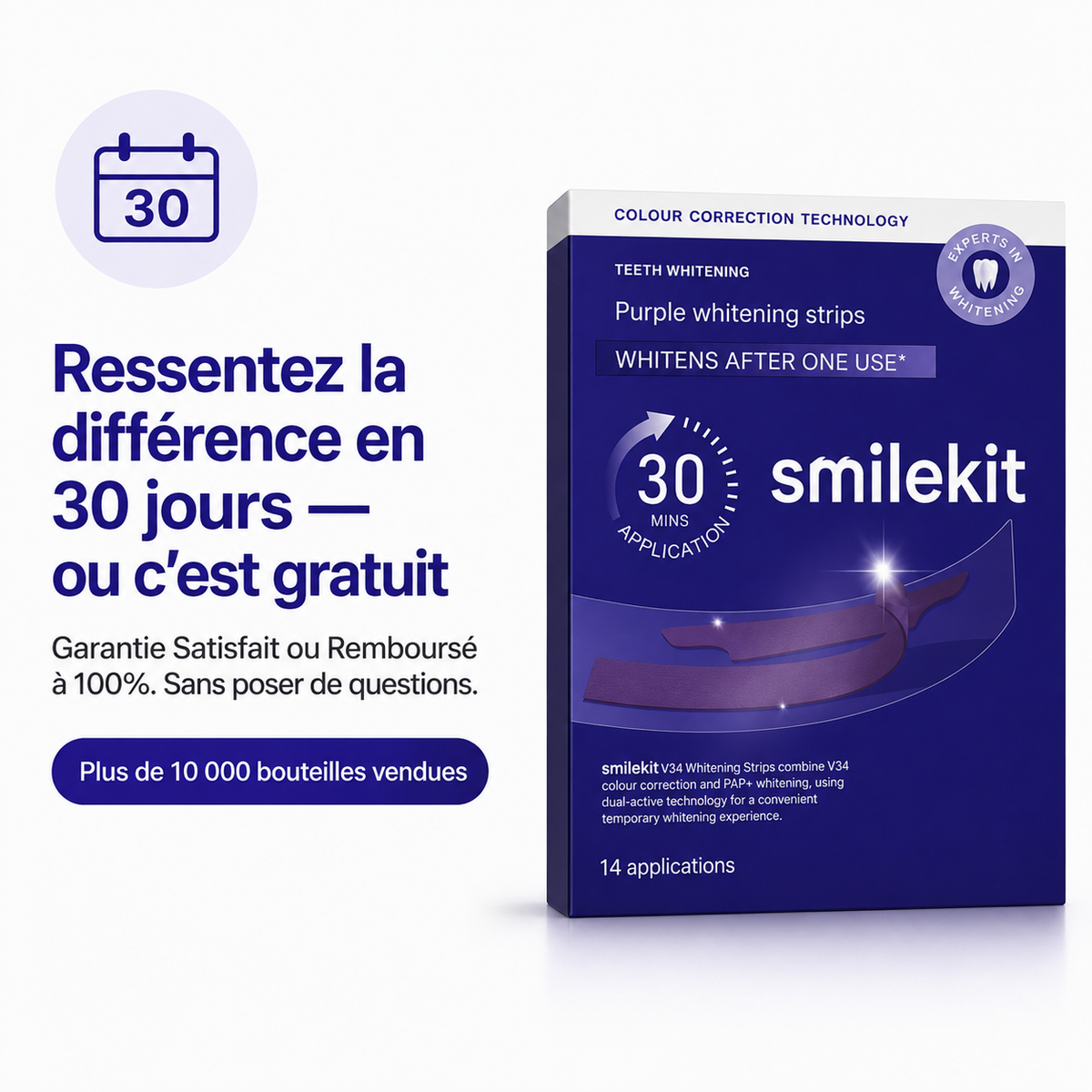 SmileKit™ - Bandes de blanchiment