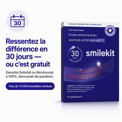 SmileKit™ - Bandes de blanchiment