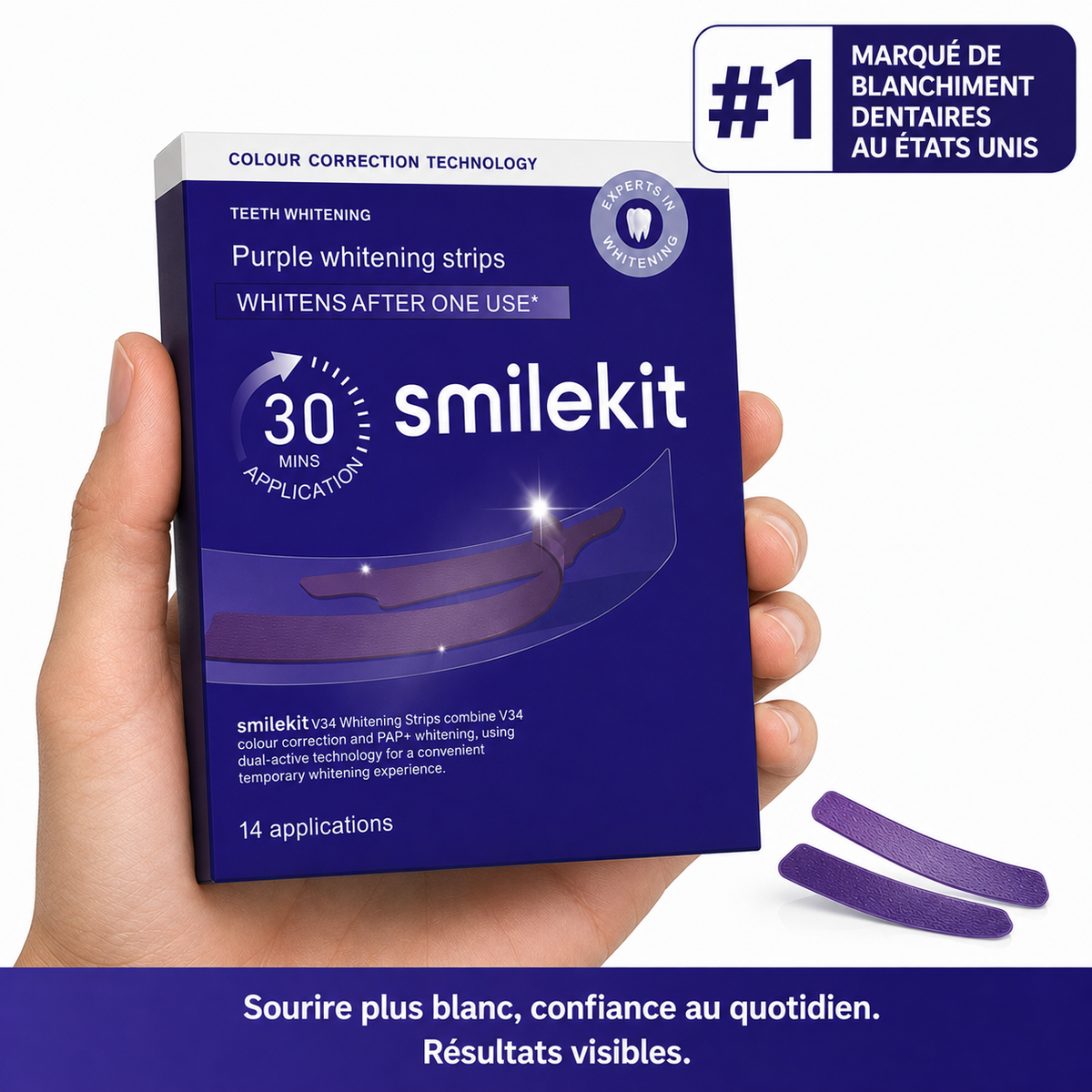 SmileKit™ - Bandes de blanchiment